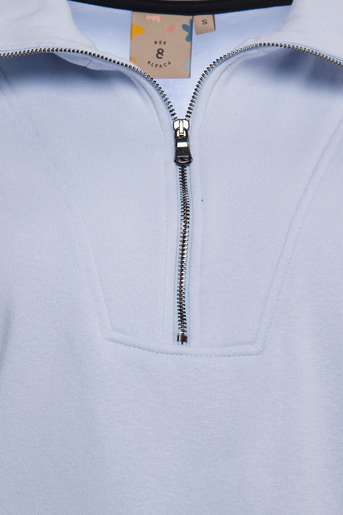 Zipped Neck Sweatshirt