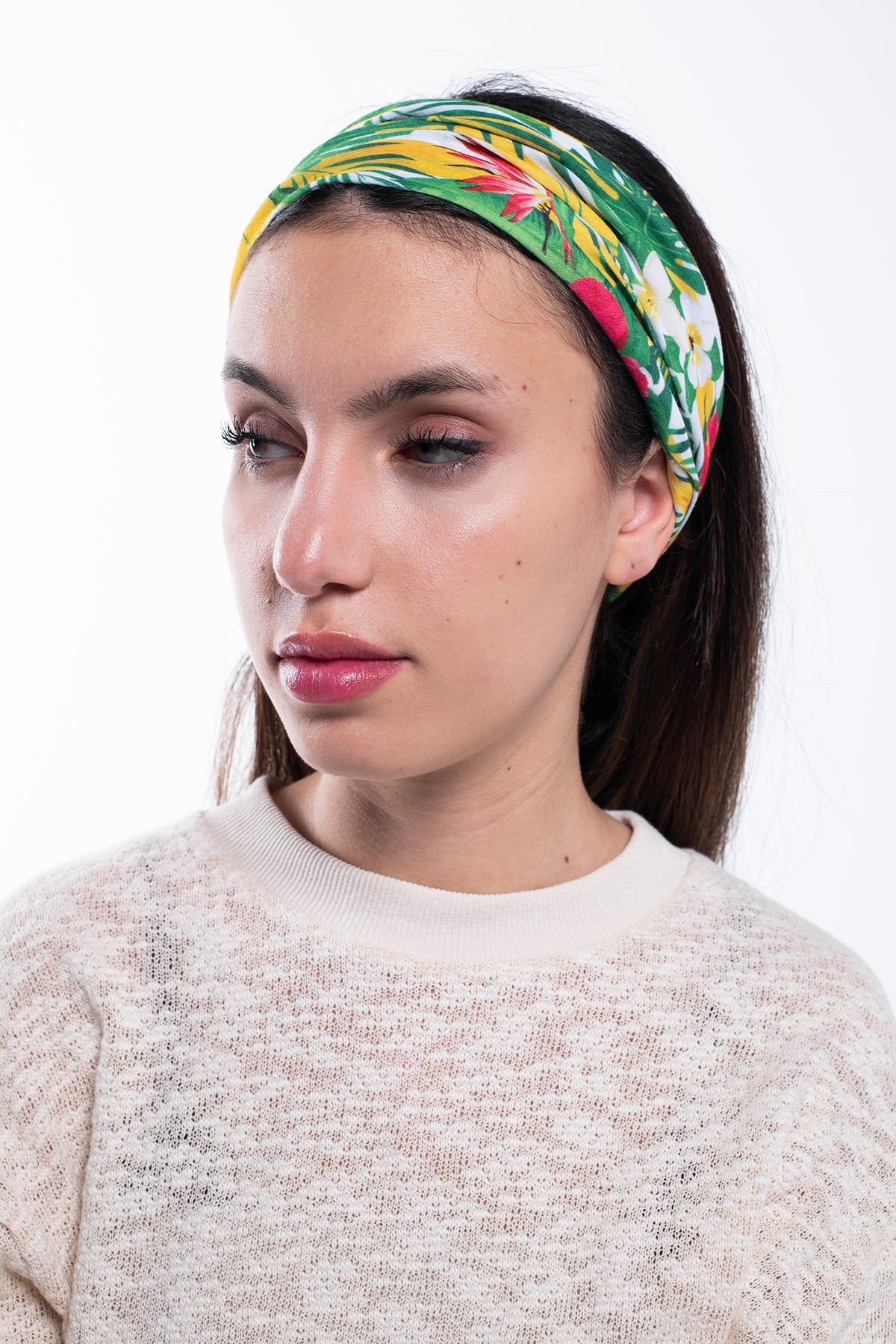      multi-purpose-neck-scarf-floral-yellow-headband