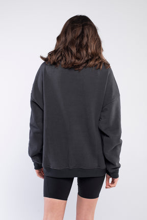 Dark grey balance stones sweatshirt with a round neck