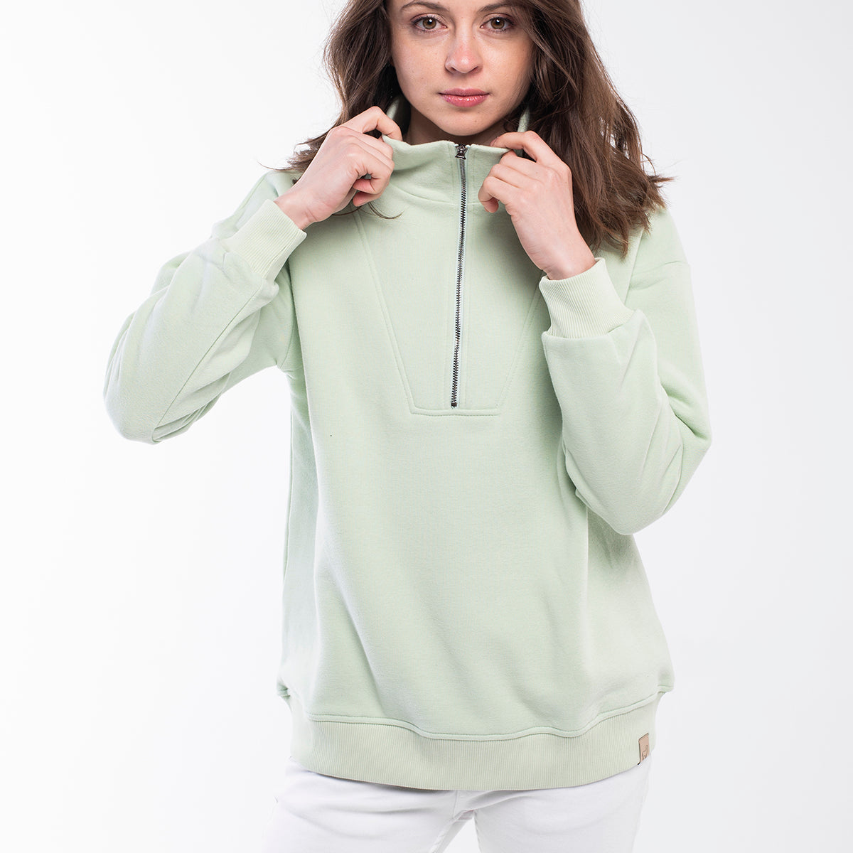 Mint green on sale sweatshirt women's